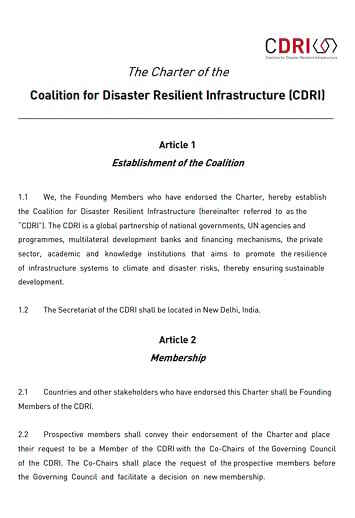 Cdri Charter –
