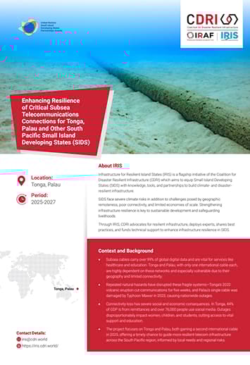 Cdri Enhancing Resilience…Tonga, Palau And Other South Pacific Small Island Developing States 355 By 542 –