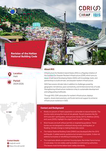 Cdri – Revision…Haitian National Building Code – 355 By 526 –