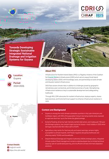 Cdri – Towards Developing….Irrigation Systems In Guyana – 355 By 525 –