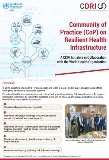 Cop For Resilient Health Infrastructure –