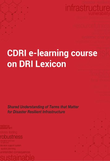 CDRI e-learning course on DRI Lexicon