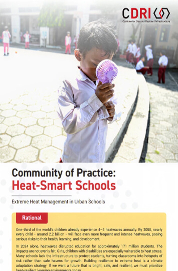 Community of Practice on Extreme Heat in Urban Educational Infrastructure: Heat Smart Schools