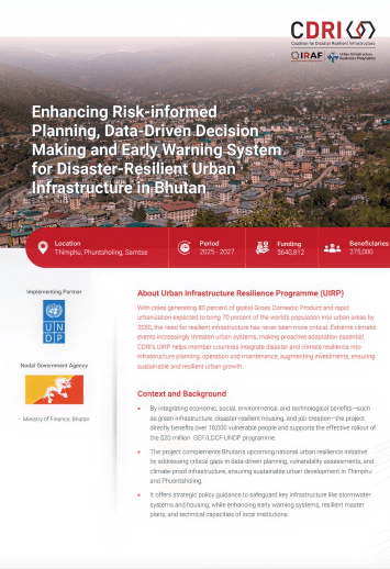 Cdri – Urban Factsheet Bhutan – ( 355 X 518 ) –