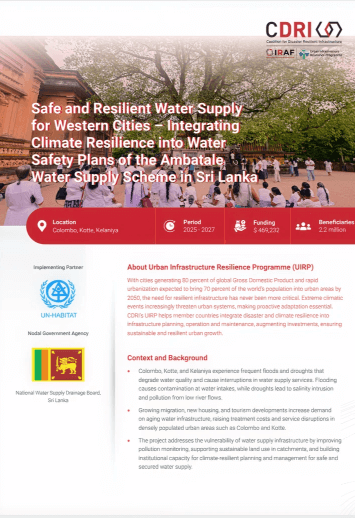 Cdri Urban Factsheet Sri Lanka – ( 355 X 518 ) –
